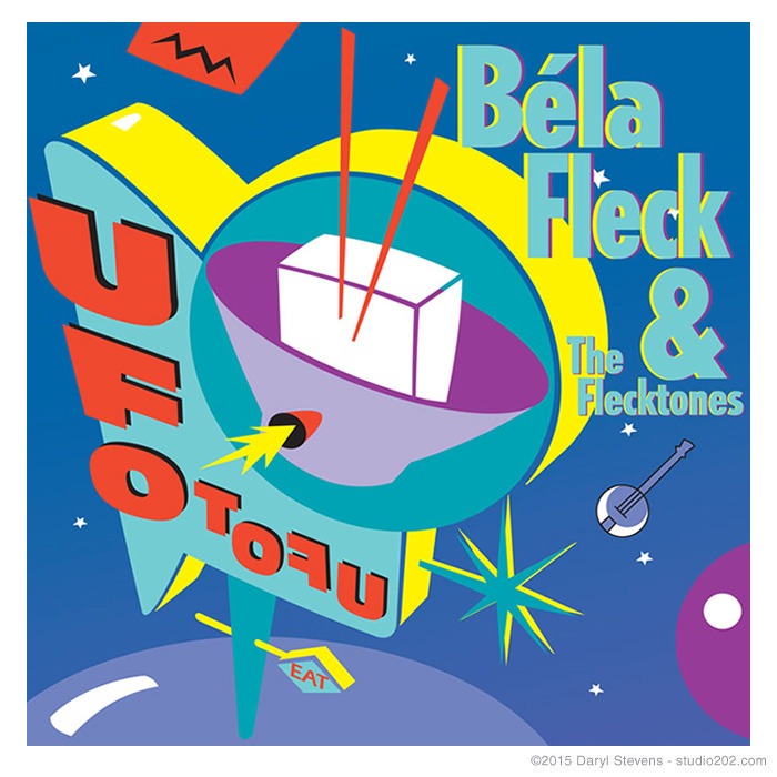 Album Design for Bela Fleck by Daryl Stevens - Studio 202