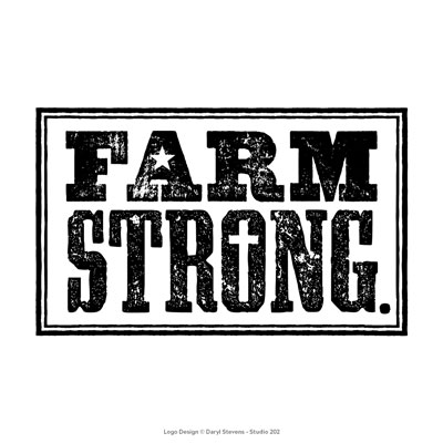 Farm Strong logo by Daryl Stevens